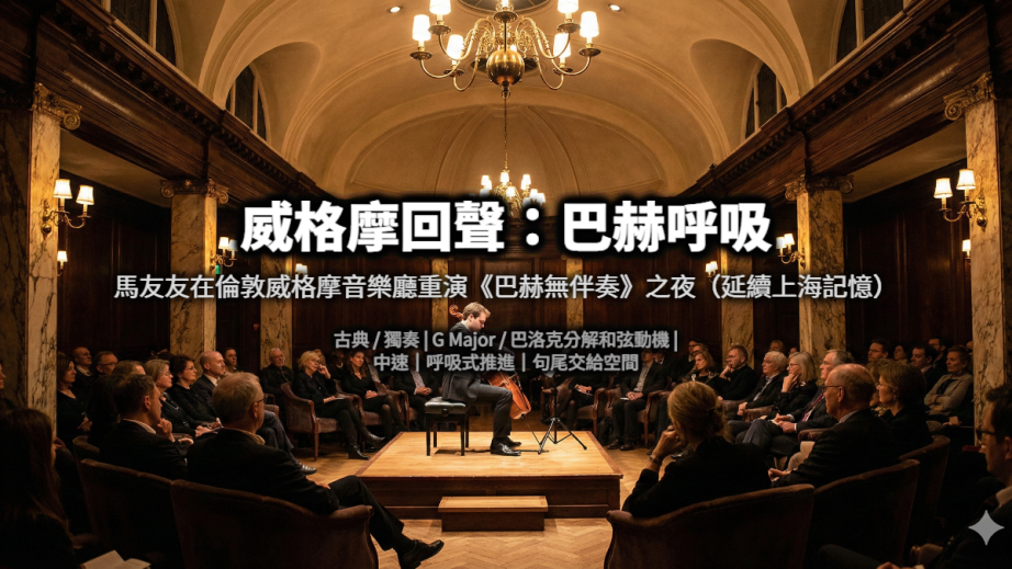 威格摩回聲:同一首巴赫,換一種呼吸